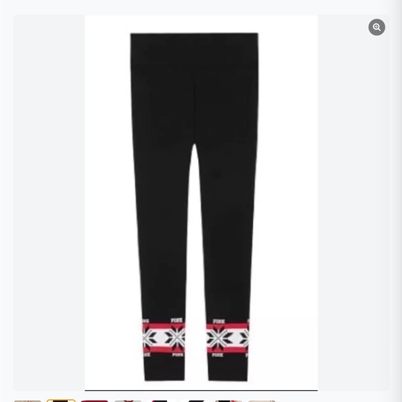 Victoria secret pink Pants ❄️ ❤️🖤 - Picture 2 of 10